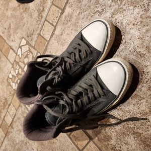 Splendid Size 7 M ESSEX Steel Grey Fashion Sneakers